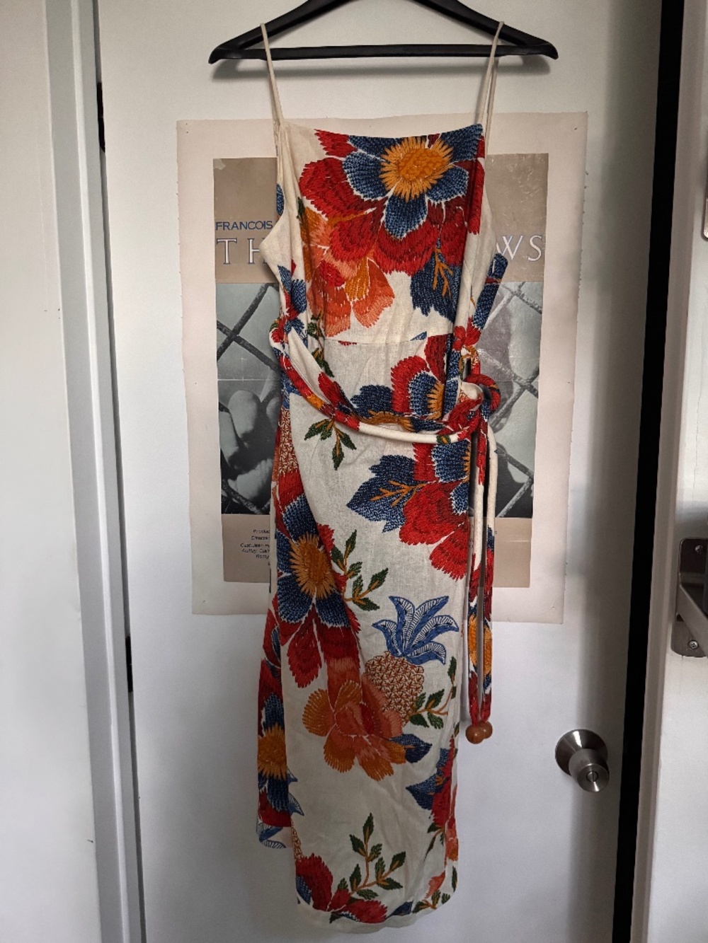 FARM Rio Pineapple Flowers Midi Dress Size Medium NWT